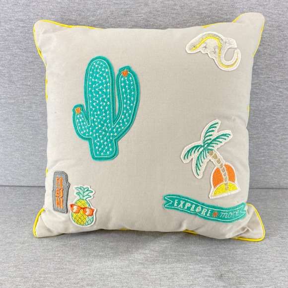 Other - Summertime Fres!! Cute Cactus Pineapple Palm Tree Throw Coach Bed Pillow Retired